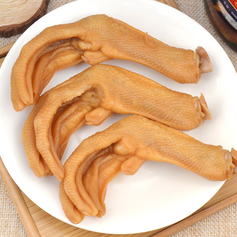 虎钢馋龙岩泡鸭爪鸭掌 福建客家土楼泡爪鸭脚下酒菜零食【】 泡鸭爪瓶