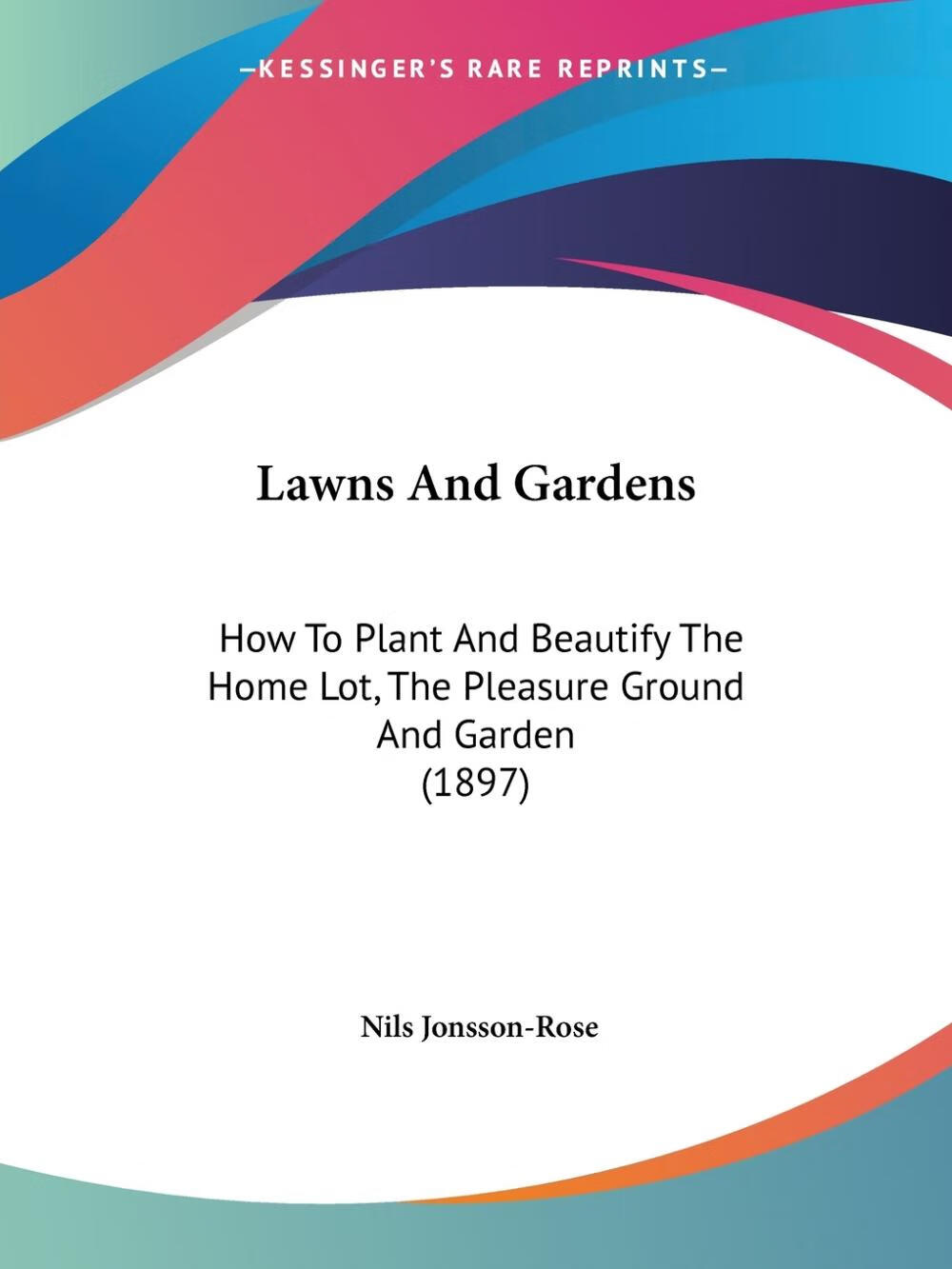【预售 按需印刷】lawns and gardens