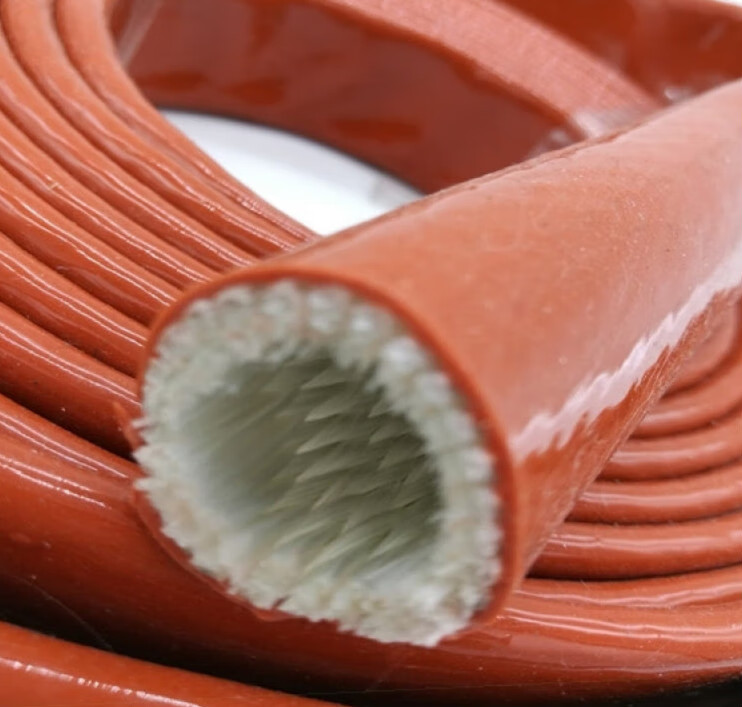 途豹定制耐高温绝缘套管800度防火隔热硅胶管保护套电线电缆阻燃玻璃