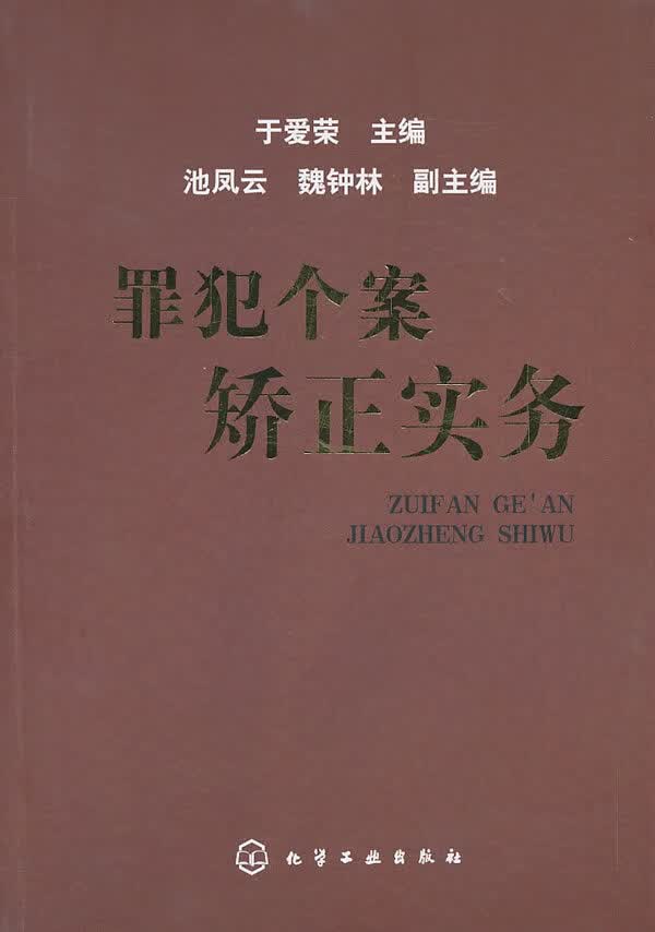 [正版图书] 罪犯个案矫正实务 于爱荣 化学工业出版社 9787122101013