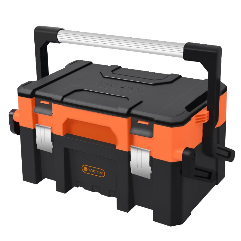 拓为 Tactix 整理盒五金工具箱 大号 工业级手提箱折叠车载家用电工收纳箱 58CM（23IN.）320658