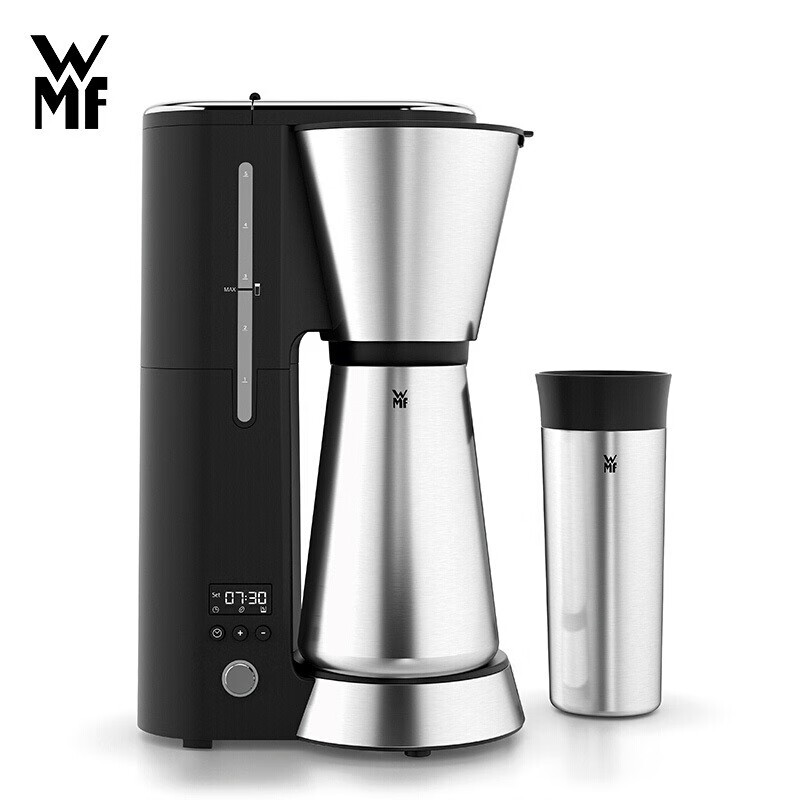 福腾宝（WMF）咖啡机 家用可预约全自动滴漏式美式咖啡壶 随行咖啡保温杯