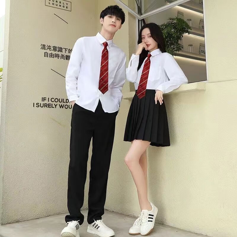 wu)毕业季班服学院风初高中学生运动会大合唱合照套装夏季英伦风校服