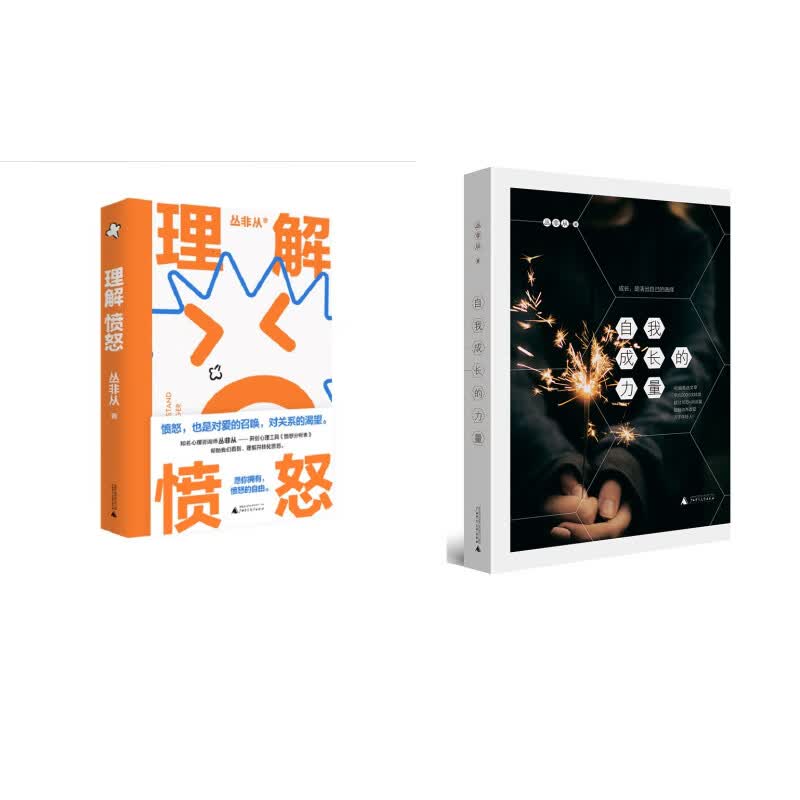 丛非从心理自助套装两册（理解愤怒+自我成长的力量）