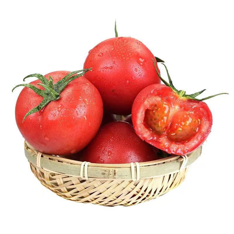 美味香遇沙瓤西红柿 新鲜蔬菜自然熟沙瓤可生吃番茄 中果5斤  净重4.5-5斤【优选装】