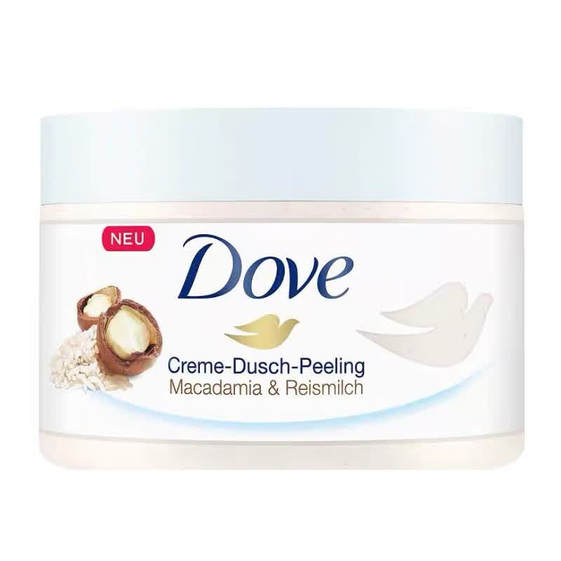 多芬dove磨砂膏冰激凌身体磨砂膏德版男女去角质去死皮225ml嫩肤滋润