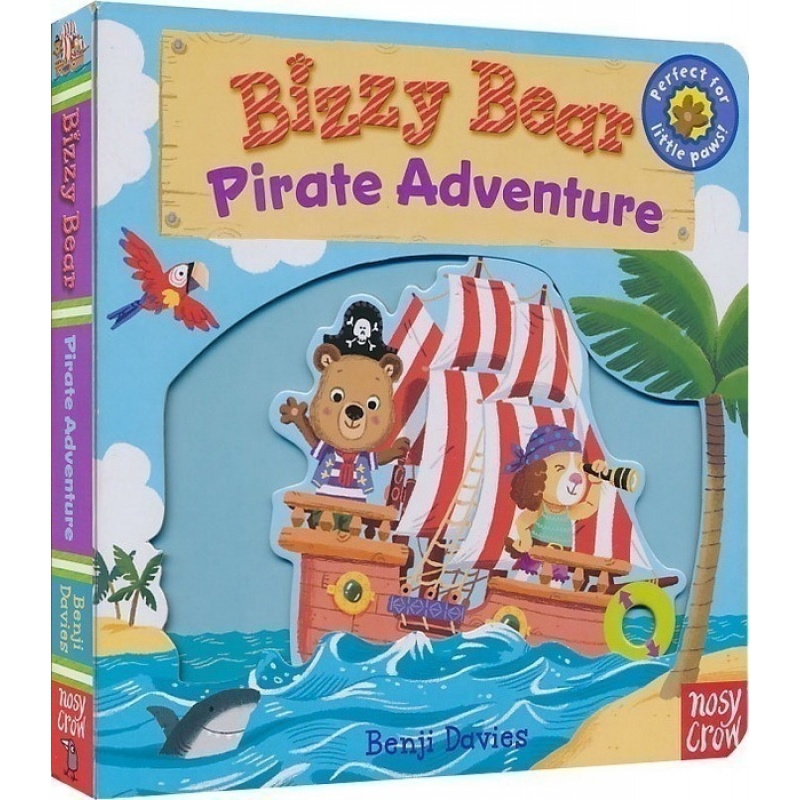 【中图原版】英文原版绘本 pirate adventure 海盗探险 纸板机关书