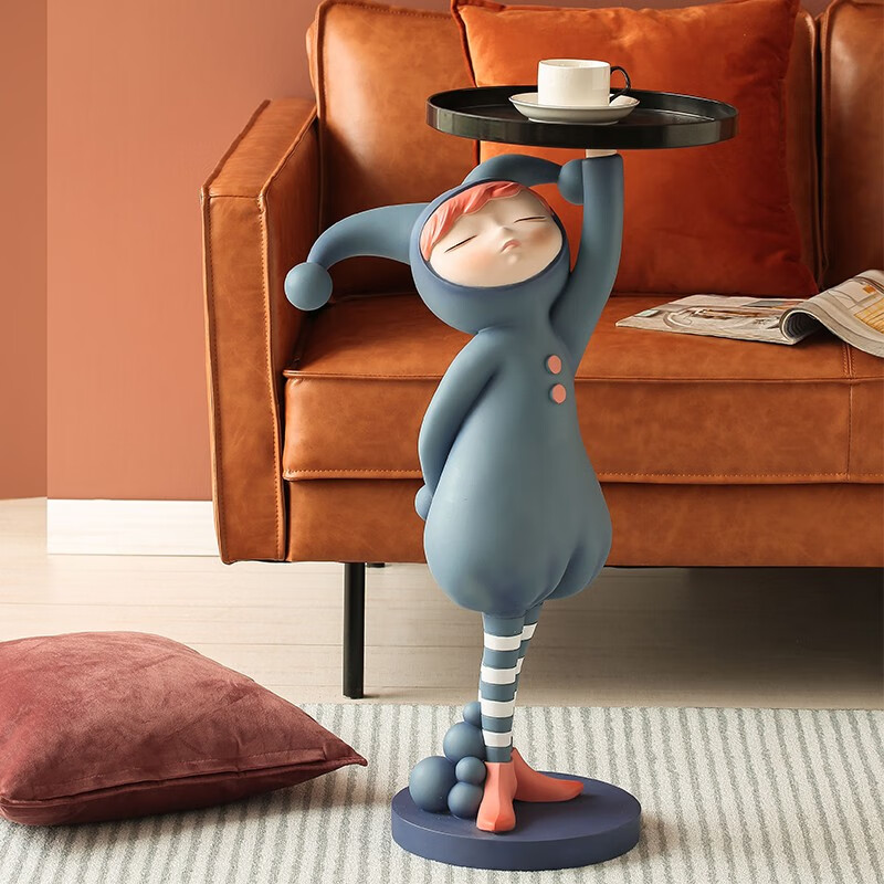 忆往昔创意可爱精灵大型落地摆件北欧客厅家居装饰乔迁新居礼物开业