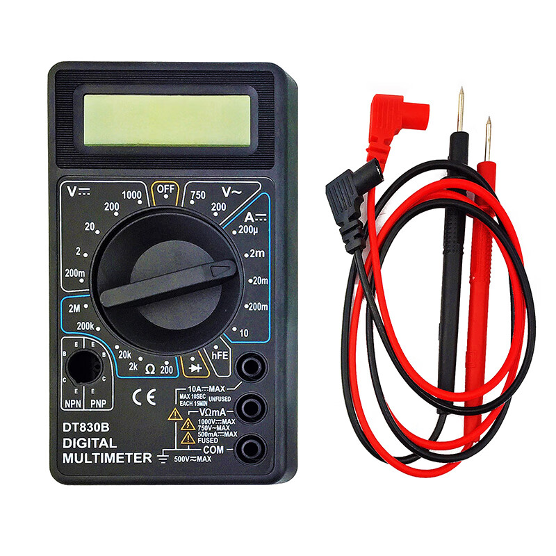 定制适用于dt830b数字万用表diy电子套件白盒 焊接工艺安装与调试