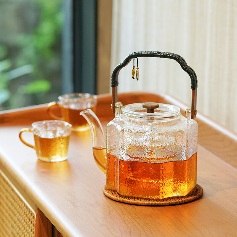 雅集茶壶苏窗蒸煮二用提梁壶耐高温烧水壶养生壶黑茶普洱煮茶器1300ml怎么样,好用不?