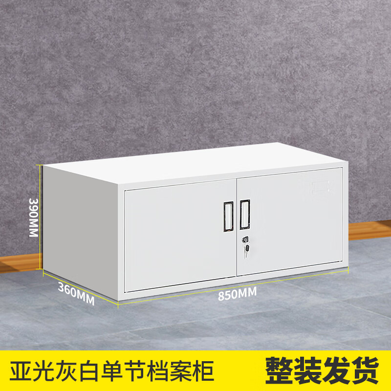 天迎上海鋼制辦公家具文件柜鐵皮柜矮柜檔案柜資料柜鐵柜儲物柜子帶鎖 圖1單節檔案柜 1mm