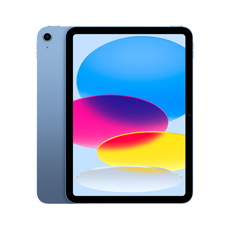Apple 苹果 iPad 10 2022款 10.9英寸 平板电脑（2360*1640、A14、64GB、WLAN版、蓝色、MPQ13CH/A）