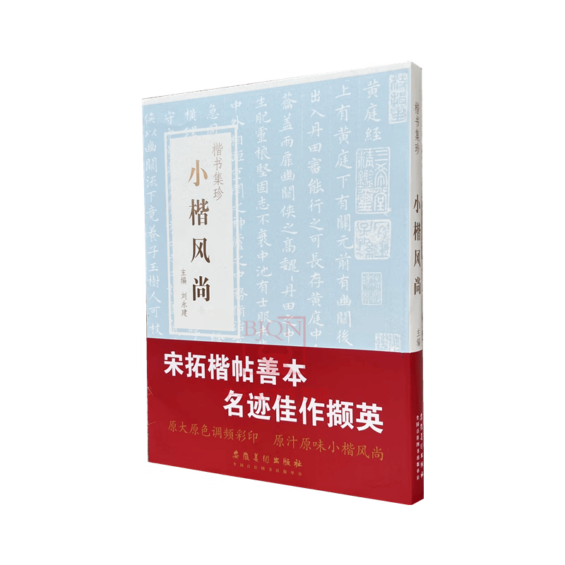 小楷风尚-楷书集珍 小楷书毛笔书法碑帖宣示表黄庭经乐毅论洛神赋十三行汲黯传保母帖安徽美术出版软笔毛笔成人临习练字帖法帖图书籍