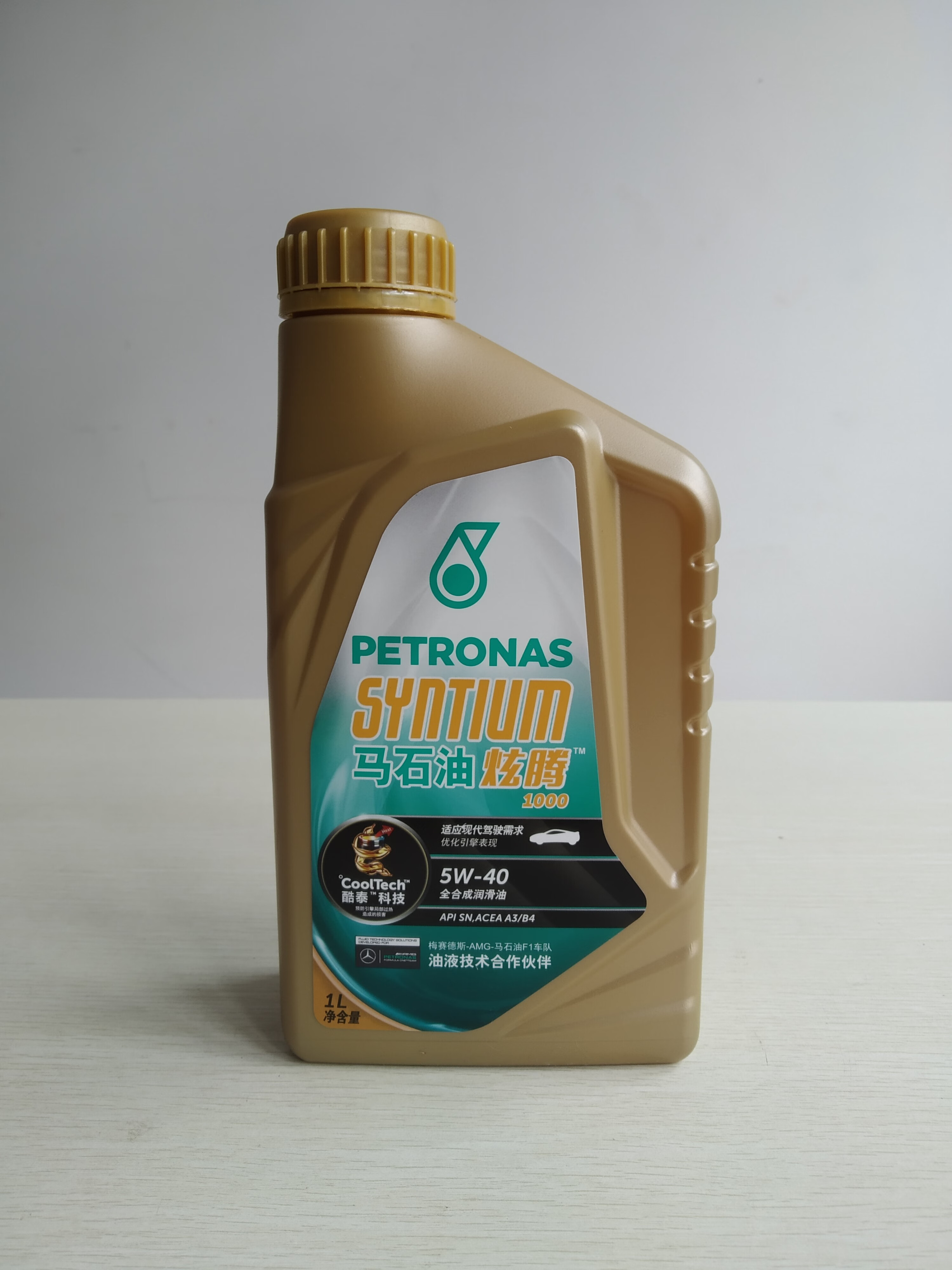 小城伊香 petronas/马石油炫腾1000 5w40全润滑油 sn汽车机油 1l