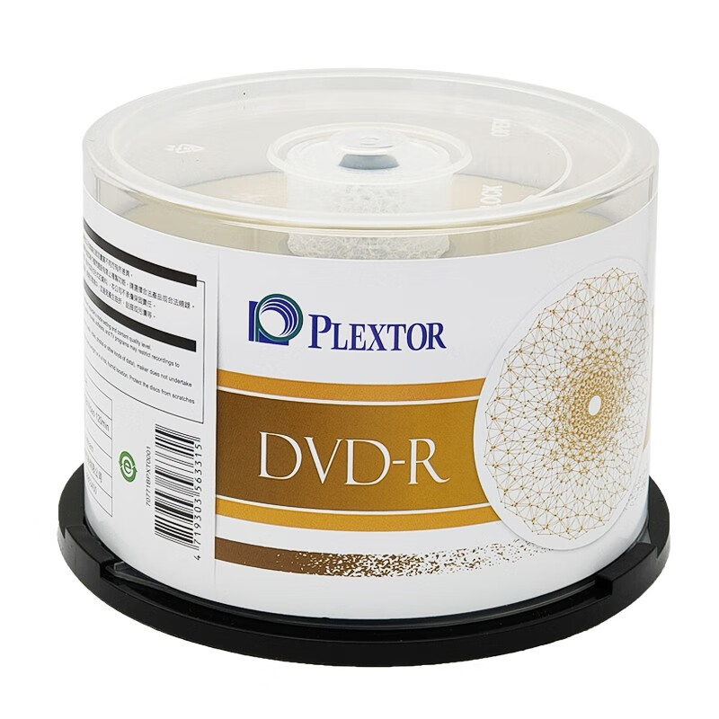 浦科特（PLEXTOR）DVD-R 16速4.7G 空白光盘/光碟/刻录盘 桶装50片
