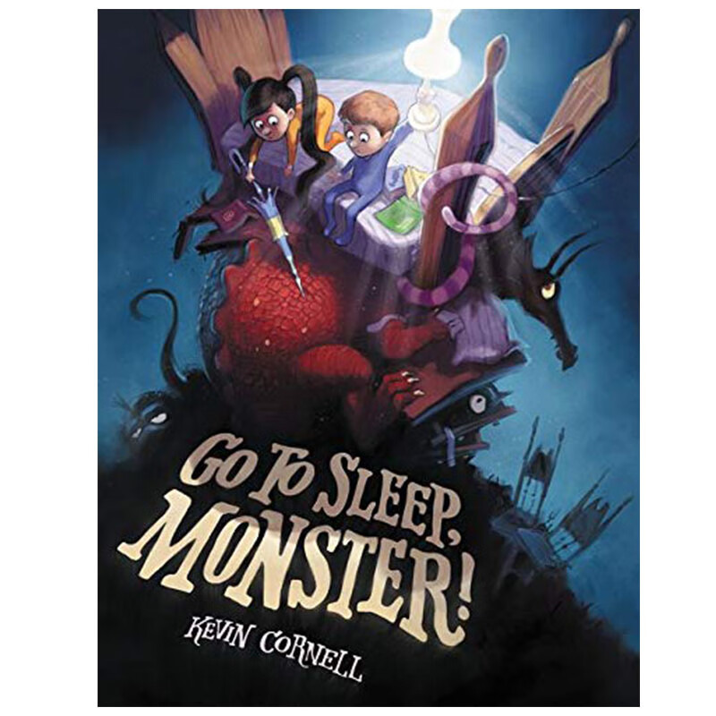 【现货】【翰德图书】go to sleep, monster!,睡吧,怪物!