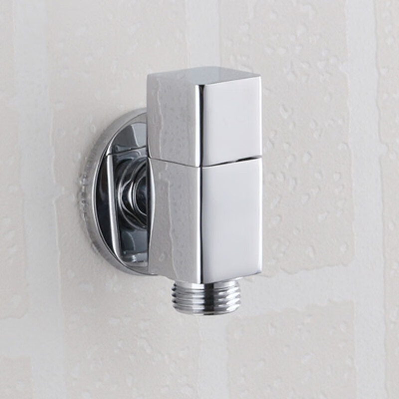 azos全铜四分洗衣机水龙头角阀迷你短龙头省空间浴室单冷快开水嘴龙头