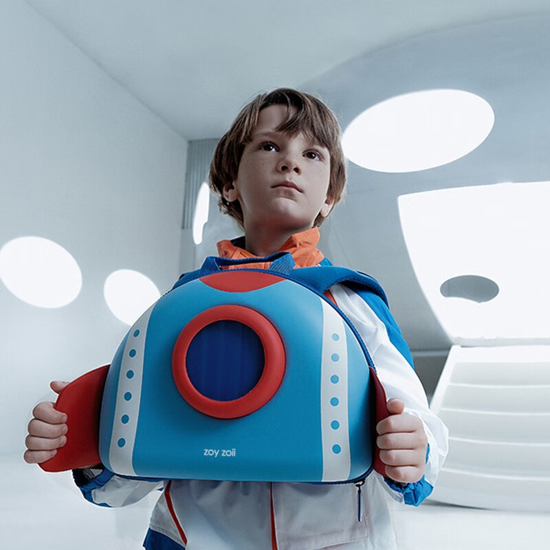 zoy zoii·zoyzoii儿童书包小学生幼儿园轻便一二年级双肩包透气背包男女孩 【宇宙战舰】礼盒包装~含贴纸