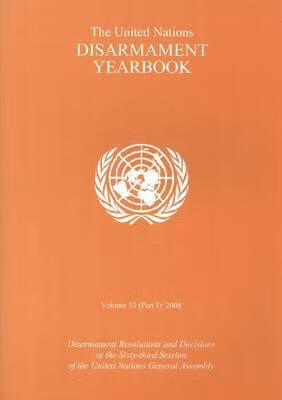 预订 the united nations disarmament yearbook 2008
