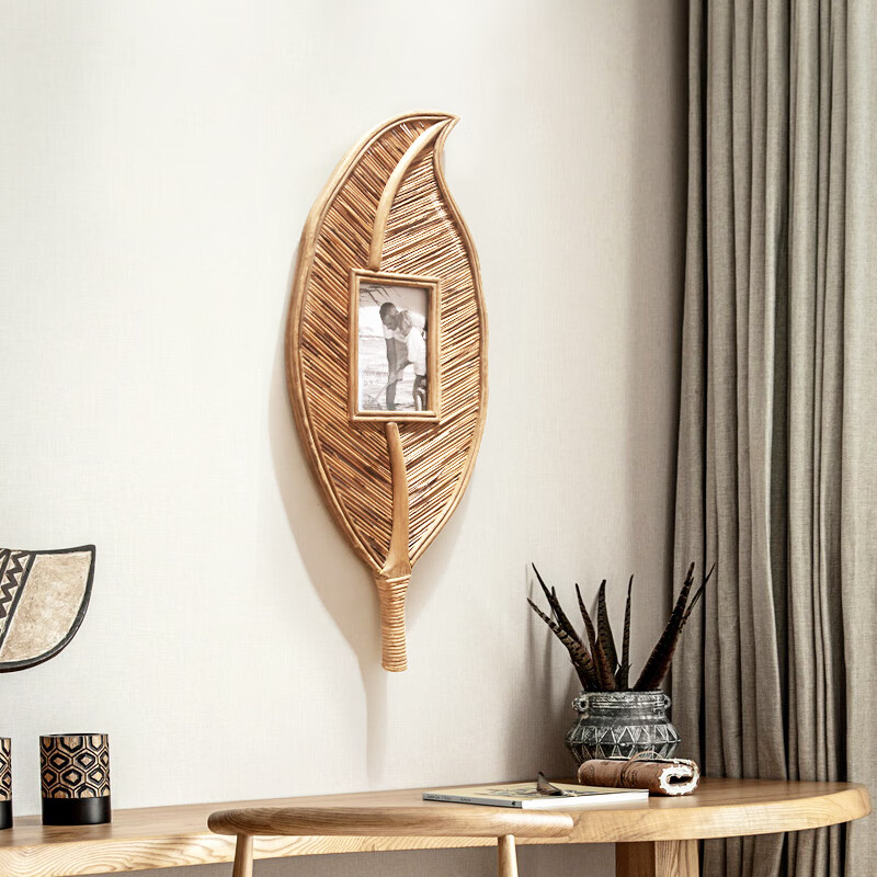 进门玄关墙面装饰侘寂风家居壁饰摩洛哥走廊相框挂件 《stillness》a