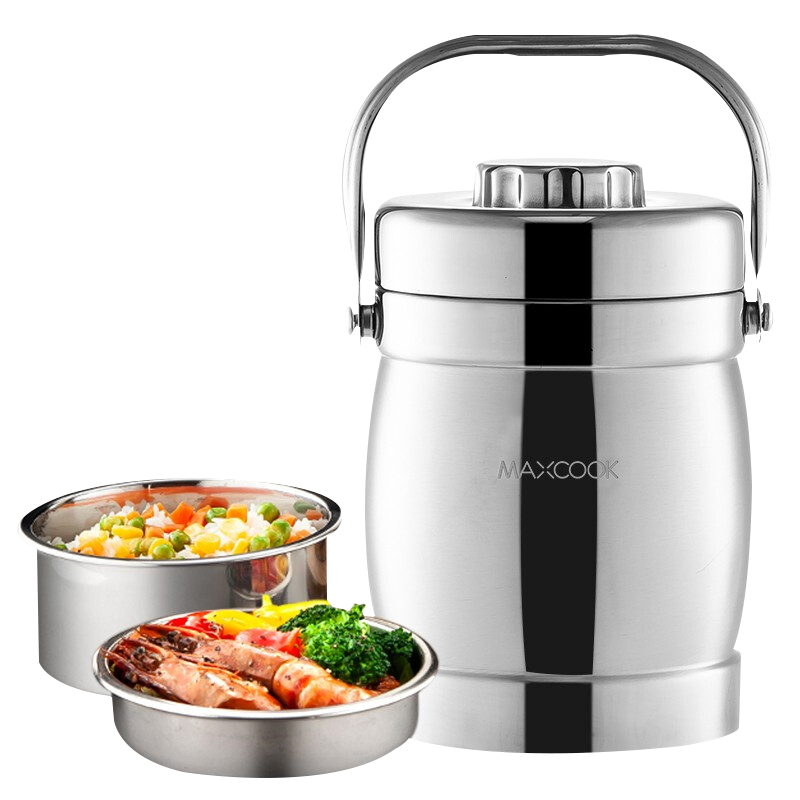 ������maxcook��304����ֱ���������� 1.5L ˫����α�Яʽ���·��� MCST-1.5