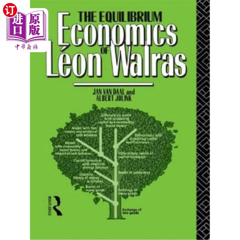 海外直订the equilibrium economics of leon walras 利昂·瓦尔拉斯