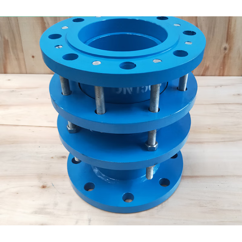 妙普乐锈钢双法兰限位伸缩器b2f钢制伸缩节可拆式松套传力伸缩 dn50