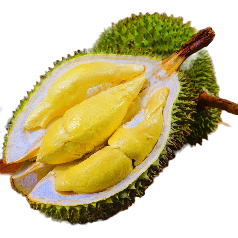 花音谷马来西亚猫山王榴莲 生鲜水果液氮冷冻保鲜树熟带壳榴莲D197整个 2.8-3.3斤（保底 3房）