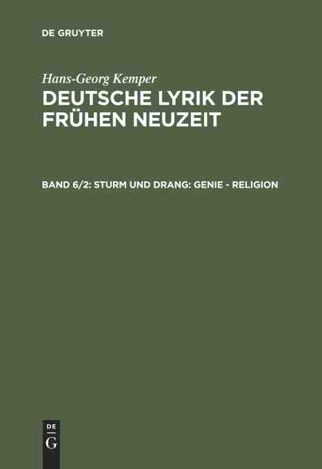 预售 按需印刷 sturm und drang