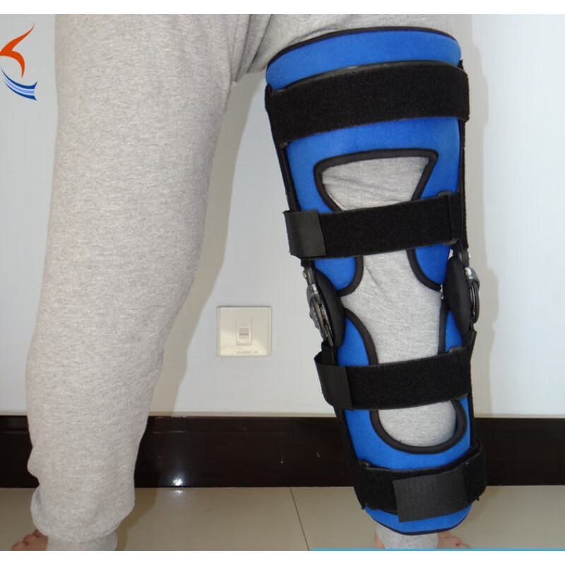 tificy器械店 半月板髌骨可调膝关节固定支具矫形固定器带钢托膝关节