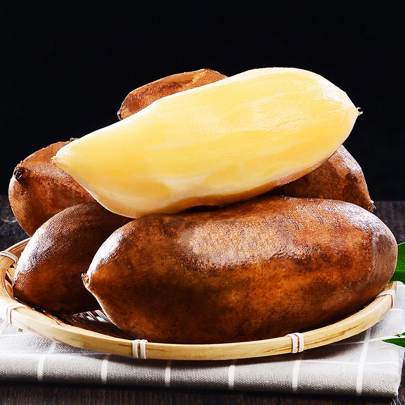 金百粟云南天山雪莲果 当季水果新鲜低糖水果现挖现发黄心大果整箱 净重5斤【脆嫩爽口】气柱包装