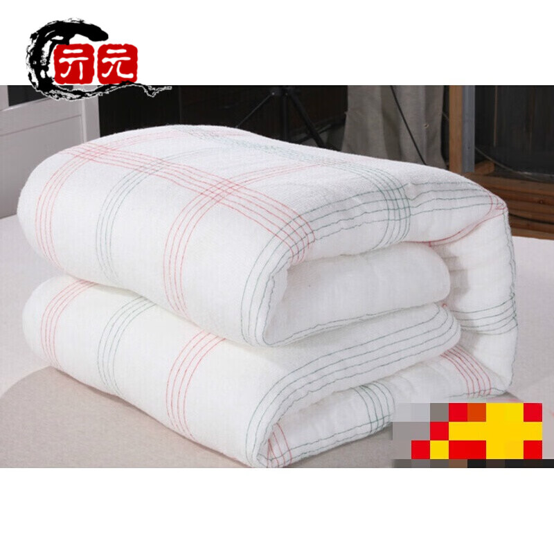 【正常发货】学生宿舍垫背人工棉絮床垫1.5 1.8m床褥子双人单人垫被棉花被褥1.2米 3斤【棉褥】 1.0米X2.0米
