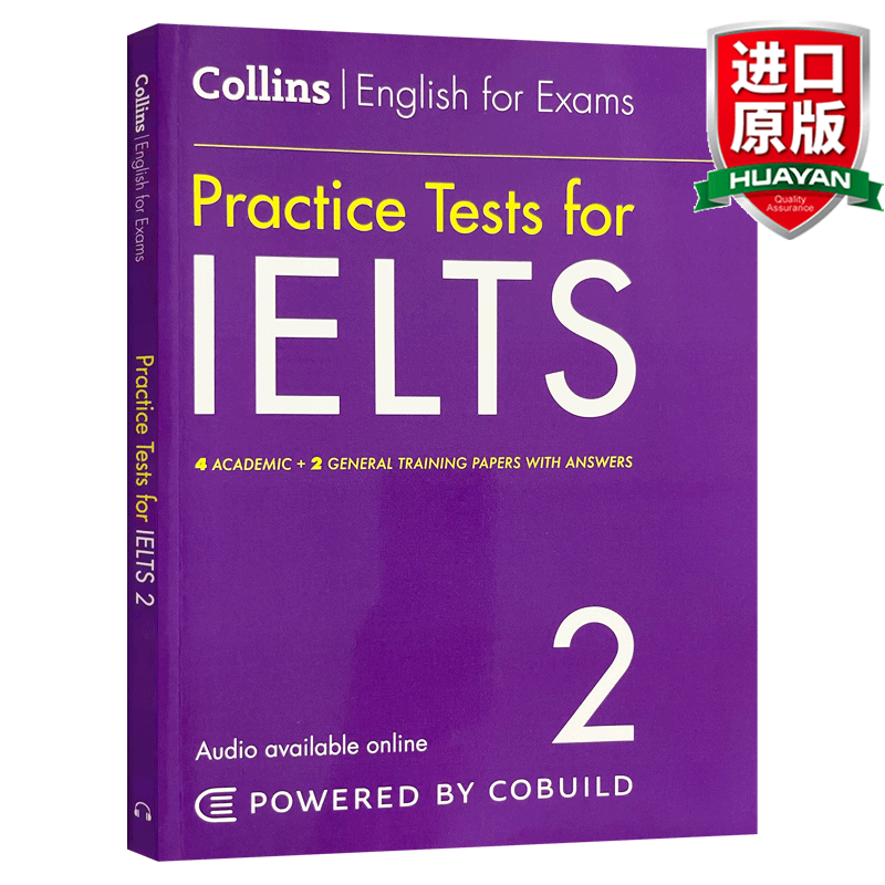 英文原版柯林斯雅思英语考试模拟题Collins Practice Tests for IELTS 2