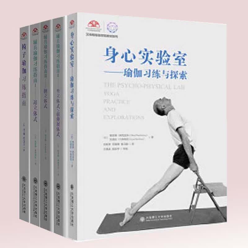 椅子瑜伽+身心实验室+辅具瑜伽习练指南123(中文版共5本)站立体式+坐立体式+倒立体式 艾扬格瑜伽