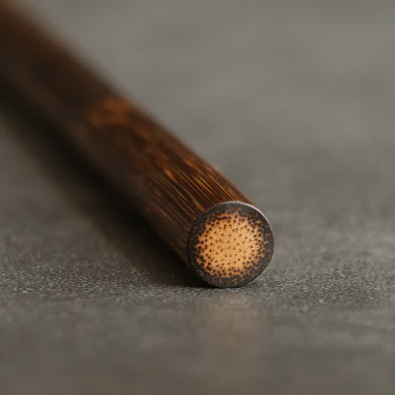 纯手工精磨天然金丝竹教鞭竹制实心竹棍手杖把玩手把件 长度约:55cm