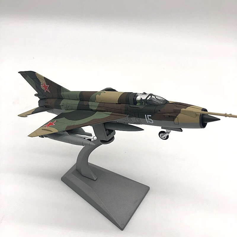 精致版f15f18f22a10b52黑鸟sr71战斗机轰炸机合金飞机模型 1:72米格21