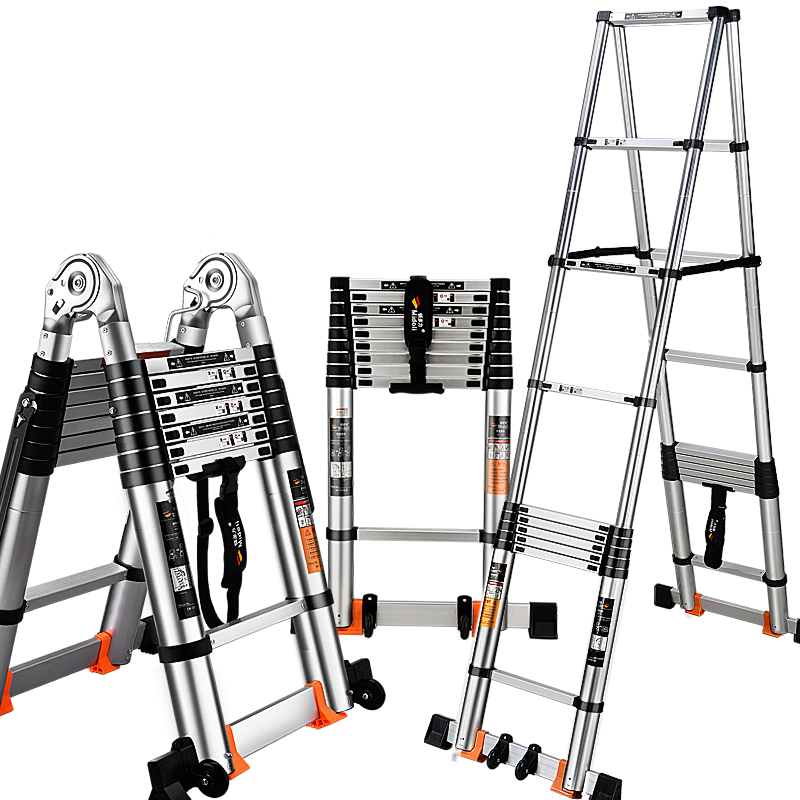 镁多力伸缩梯子加厚多功能铝合金工程折叠楼梯价格走势及购买指南