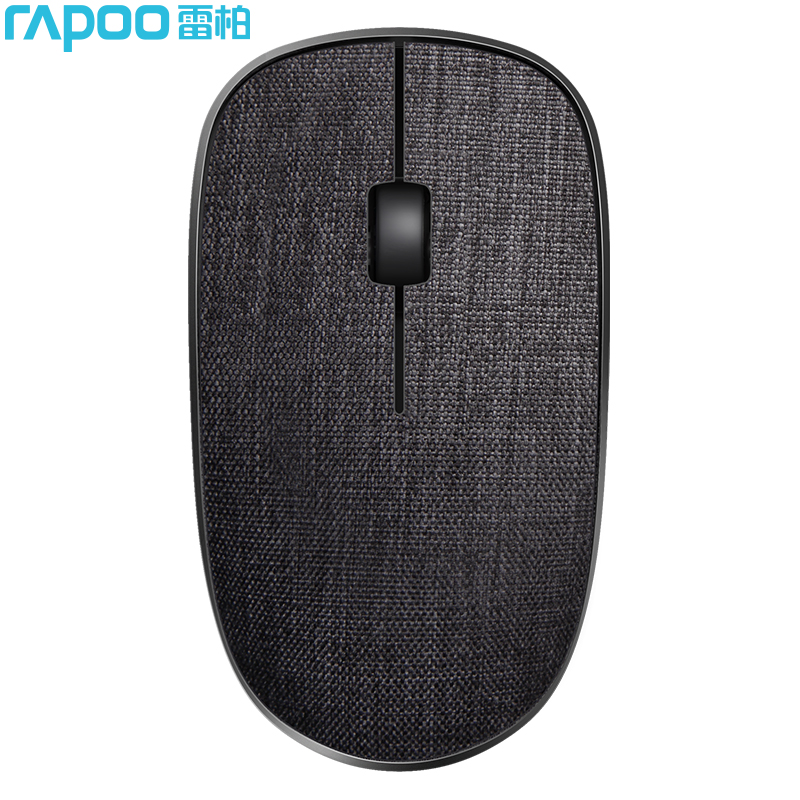 雷柏（Rapoo） M200G Plus 无线鼠标 蓝牙鼠标 办公鼠标 静音鼠标 便携鼠标 笔记本鼠标 布艺鼠标 黑色