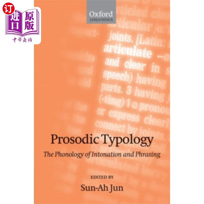 海外直订prosodic typology 韵律类型