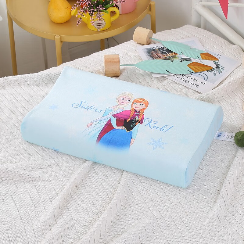 迪士尼（Disney）儿童枕头乳胶枕幼儿园小学生 天然宝宝枕头 (6-12岁)冰雪奇缘