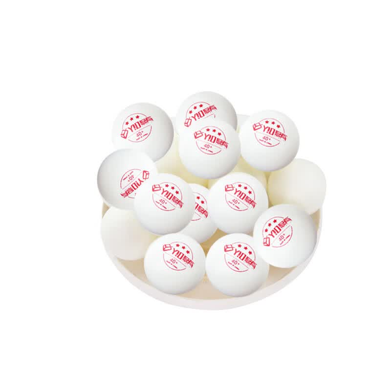 悠有 乒乓球 新材料三星乒乓球 发球机多球训练40+3星乒乓球塑料球 100个装