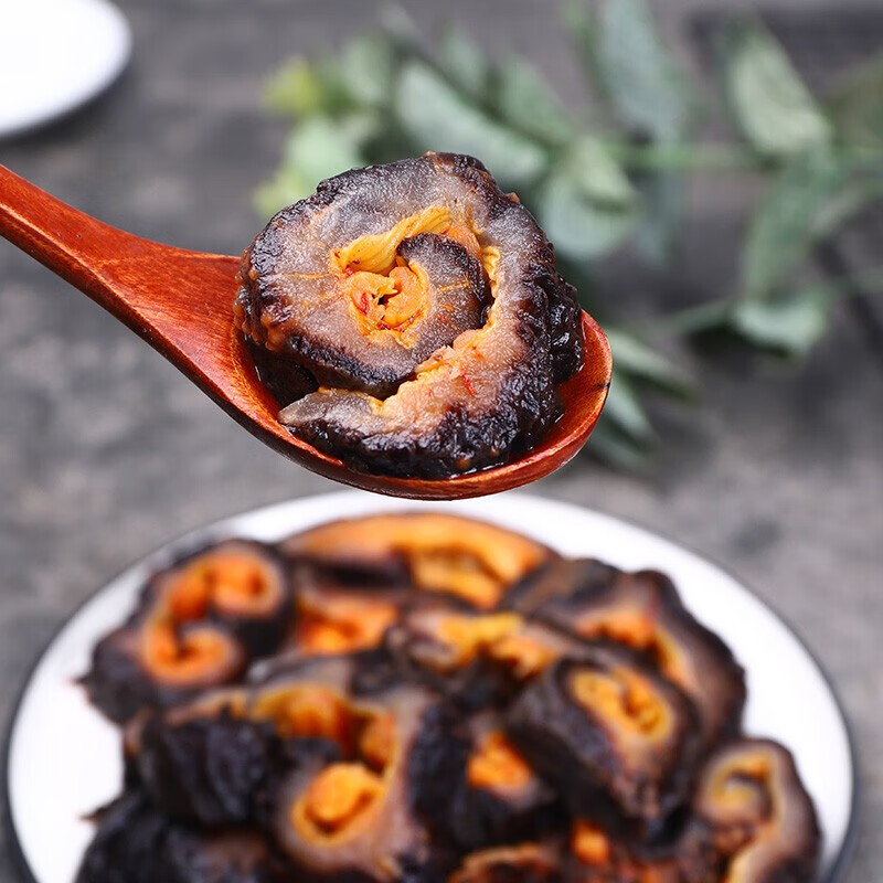 棠鲜生冰岛红极参即食海参1500g袋装北极红参海参切段即食海鲜水产