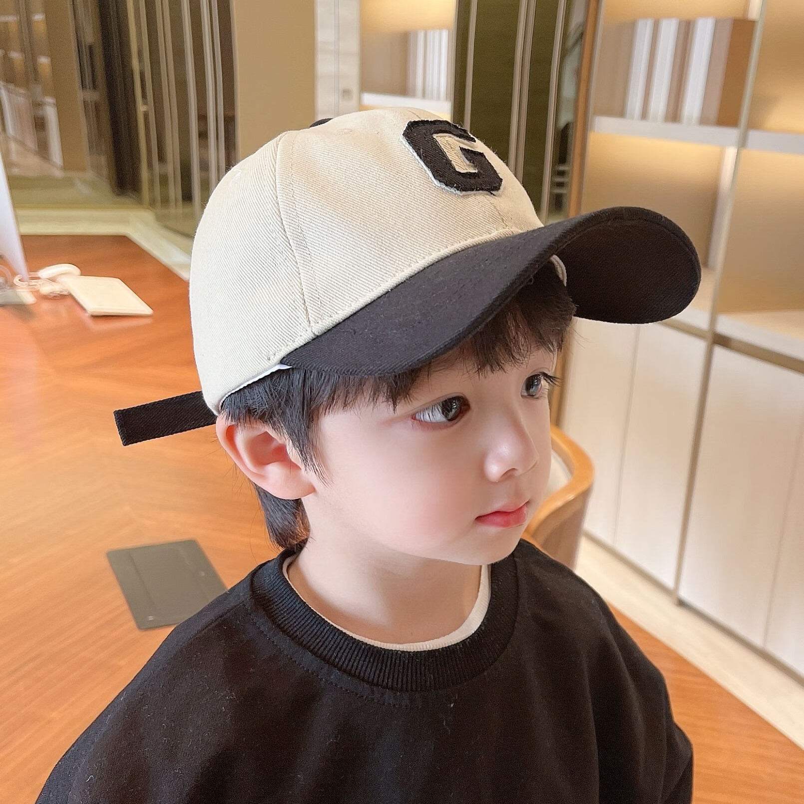 宁悠儿童太阳帽男孩8-12岁儿童帽子春秋宝宝新款2023男宝鸭舌帽夏