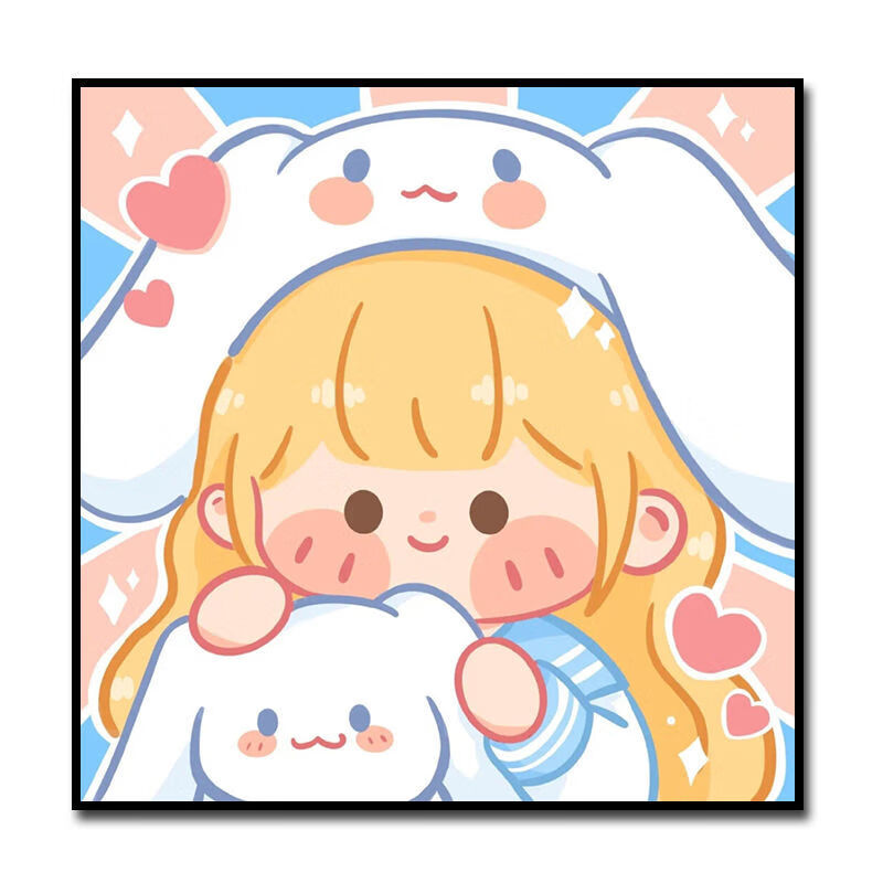 玉桂狗数字油画 diy卡通人物动画美乐蒂手绘填色手工油彩画 ly1185 40