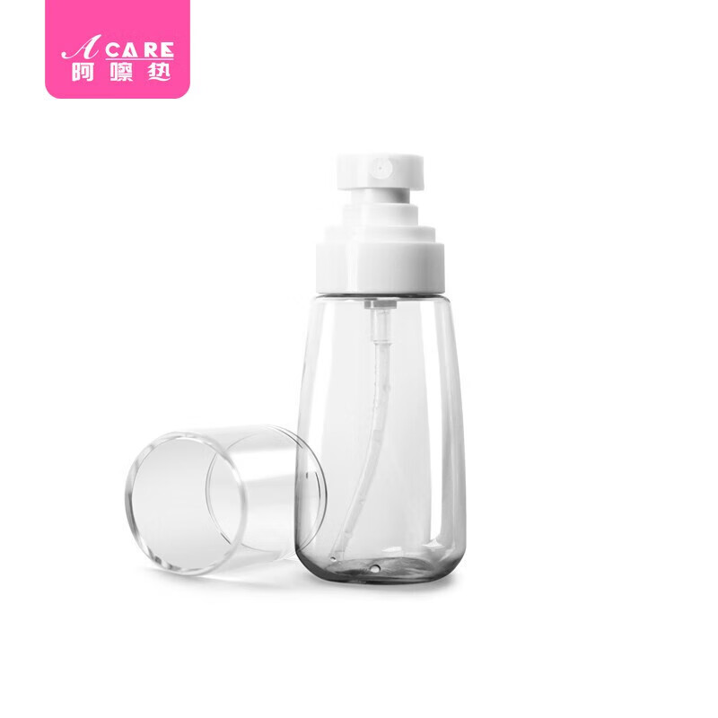 阿嚓热（ACARE）透明细雾喷雾瓶化妆品水乳液旅行按压式小空瓶便携小喷壶 100ML 1个