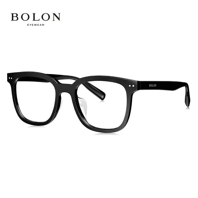 暴龙(BOLON)近视眼镜框 黑色时尚轻盈男女款镜架 暴龙眼镜 BJ3229 精选 B10-亮黑镜框 【单框无忧试戴】此项仅单框-如需镜片可自行选配