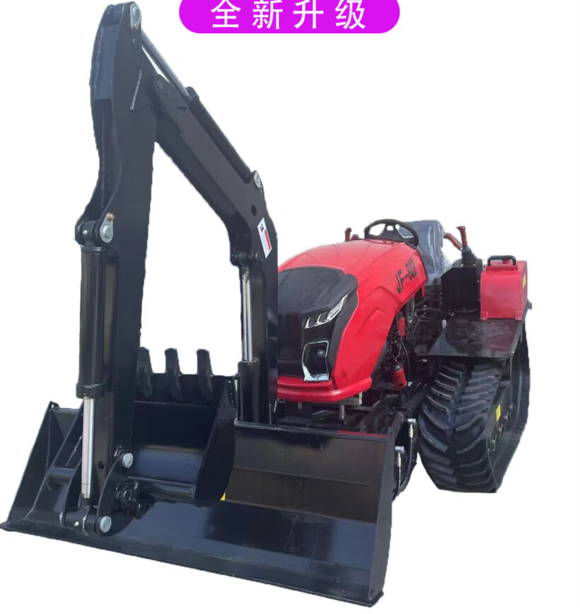 履带拖拉机多功能农用旋耕机水旱两用微耕机耕地机农耕机挖机 50马力