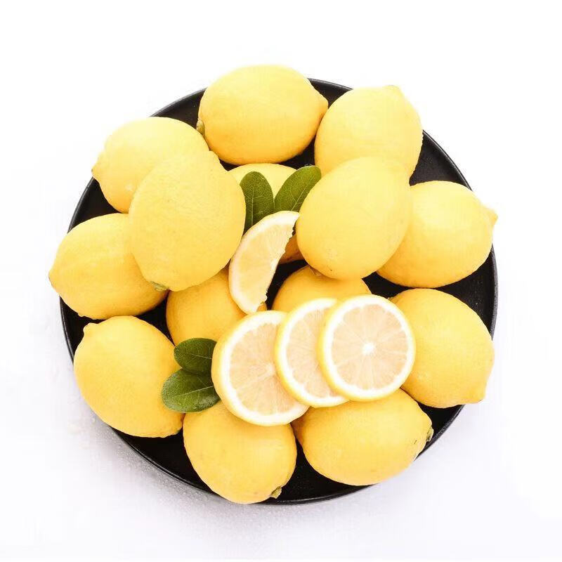 【精选S级】安岳黄柠檬新鲜水果柠檬果子生鲜柠檬新鲜批发50-200g多规格 5斤装中果