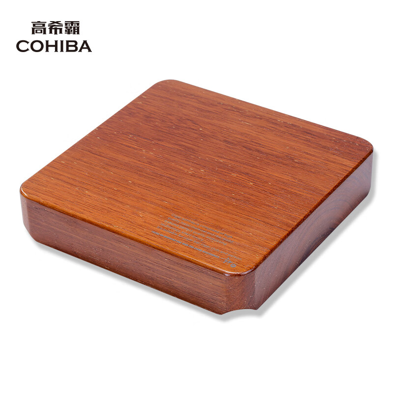 高希霸雪茄烟灰缸印茄木四槽办公室客厅用大口径烟灰缸 高希霸雪茄专用烟灰缸