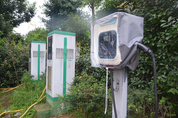 新能源汽车充电桩防雨罩防尘防晒北汽荣威知豆等专业专车专用宓蝶 深